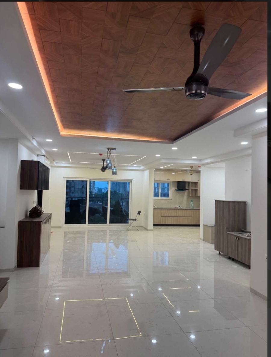 3 BHK + Pooja Room,Extra Room Apartment For Rent in Rajapushpa Provincia