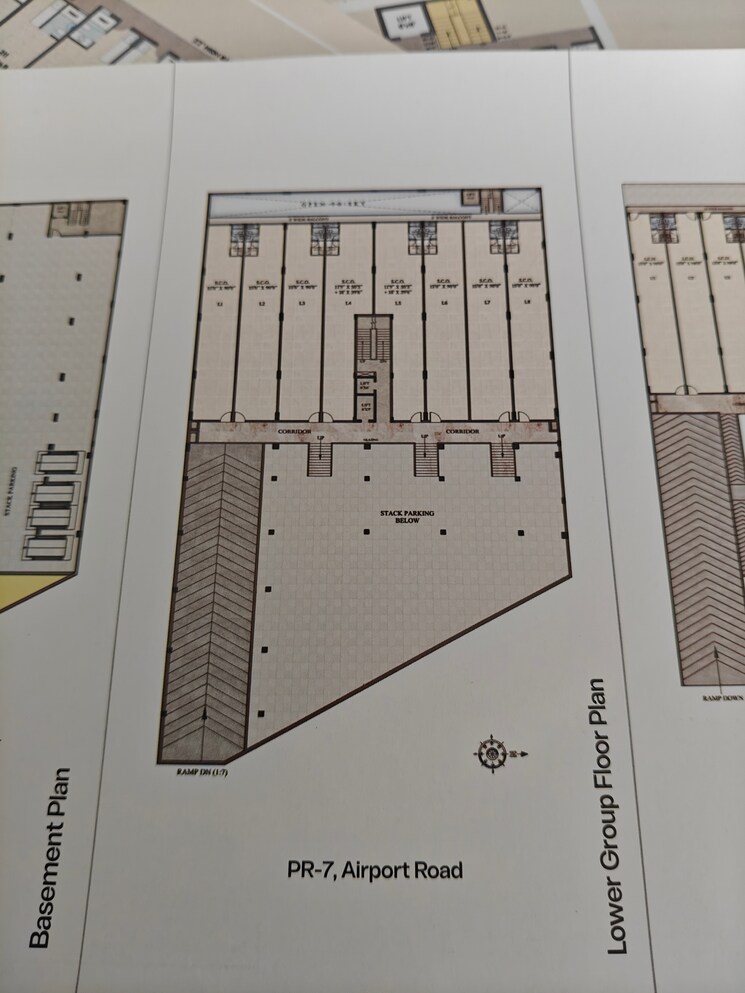 Floor Plan, new-aster-plaza Commercial Showroom 1350 Sq.Ft. In International Airport Road Zirakpur 8931811