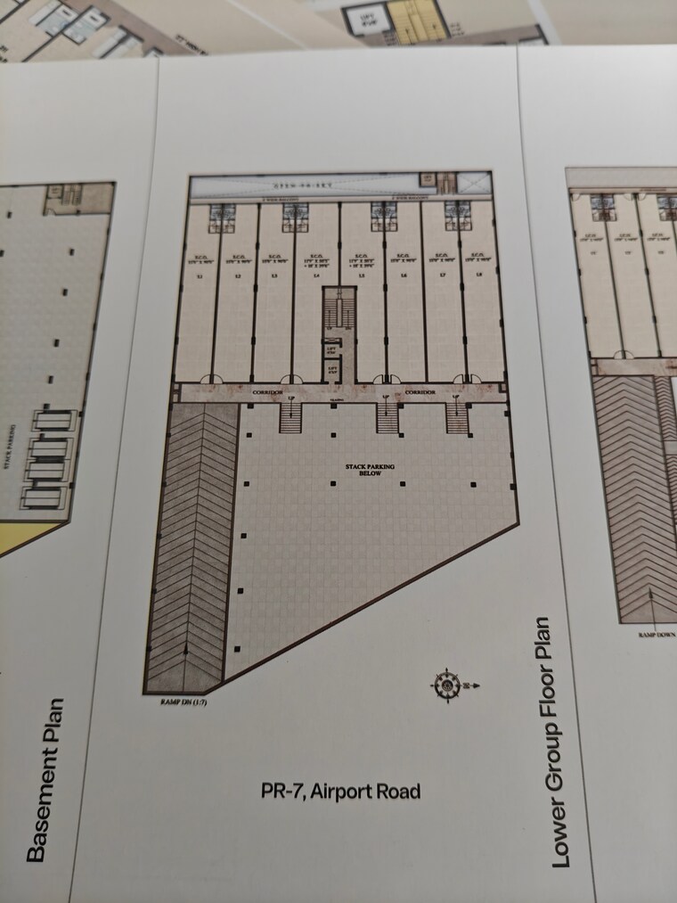 Floor Plan, new-aster-plaza Commercial Showroom 1350 Sq.Ft. In International Airport Road Zirakpur 8931811