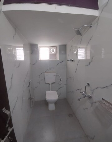 Bathroom in 3 BHK Apartment at Rajapushpa Provincia, Narsingi – for Rent