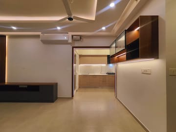 Kitchen in 2 BHK Apartment at Bhartiya Nikoo Homes Phase 2, Thanisandra Main Road – for Rent