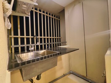 Balcony in 2 BHK Apartment at Bhartiya Nikoo Homes Phase 2, Thanisandra Main Road – for Rent