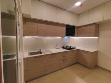 Bathroom in 2 BHK Apartment at Bhartiya Nikoo Homes Phase 2, Thanisandra Main Road – for Rent