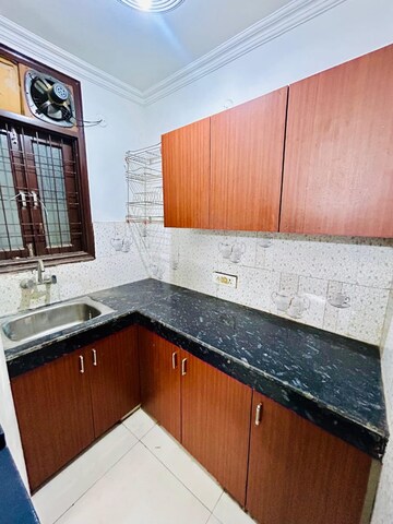 Kitchen in 1 BHK Apartment at Palm Residency Chhatarpur, Chattarpur – for Rent