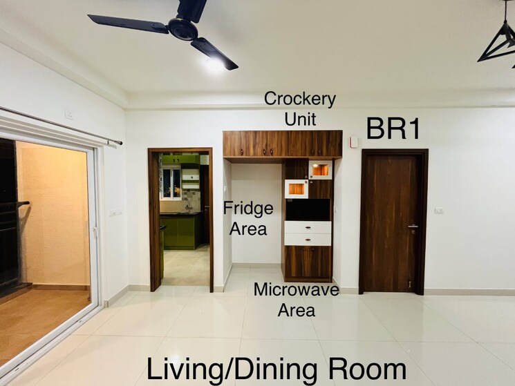 Floor Plan, prestige-tranquil 2.5 Bedroom 1390 Sq.Ft. Apartment In Kokapet Hyderabad 8931800