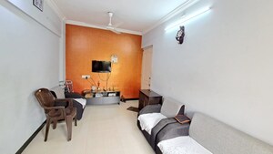 Master Bedroom in 1 BHK Apartment at Cosmos Heritage, Manpada – for Sale