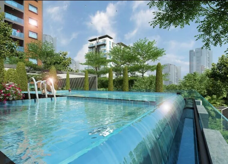 Swimming Pool, trendsquares-ambience 2 Bedroom 1205 Sq.Ft. Apartment In Thanisandra Main Road Bangalore 8931885