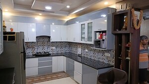 Kitchen in 3 BHK Apartment at Gulmohur Garden, Raj Nagar Extension – for Sale