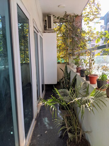 Balcony in 2 BHK Builder Floor at Kohli One Malibu Town, Sector 47 – for Rent