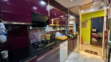Kitchen in 3.5 BHK Builder Floor at Emaar The Palm Drive-Palm Studios, Sector 66 – for Sale