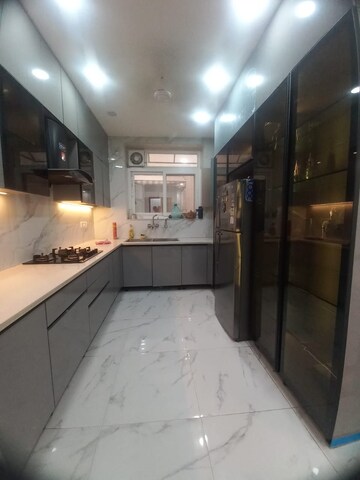 Kitchen in 3 BHK Builder Floor at SS The Palladians, Sector 47 – for Rent