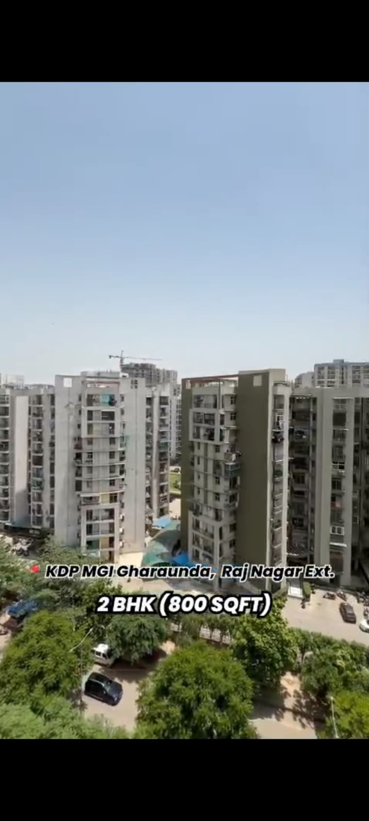 Exterior View, mgi-gharaunda 2 Bedroom 800 Sq.Ft. Apartment In Raj Nagar Extension Ghaziabad 8932040