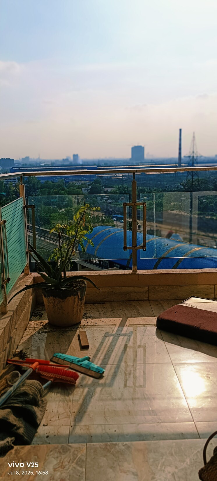Balcony, nandini-metro-suites-bliss 3 Bedroom 1855 Sq.Ft. Apartment In Vaishali Sector 4 Ghaziabad 8932081