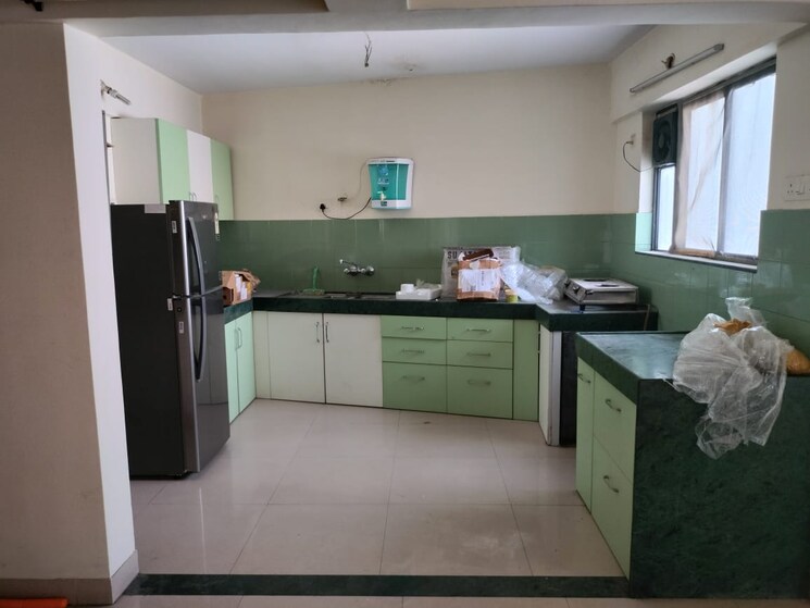 Kitchen, gera-emerald-city 3 Bedroom 1400 Sq.Ft. Apartment In Kharadi Pune 8919376