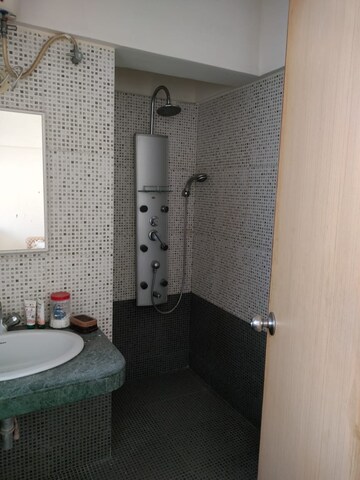 Bathroom in 3 BHK Apartment at Gera Emerald City, Kharadi – for Rent
