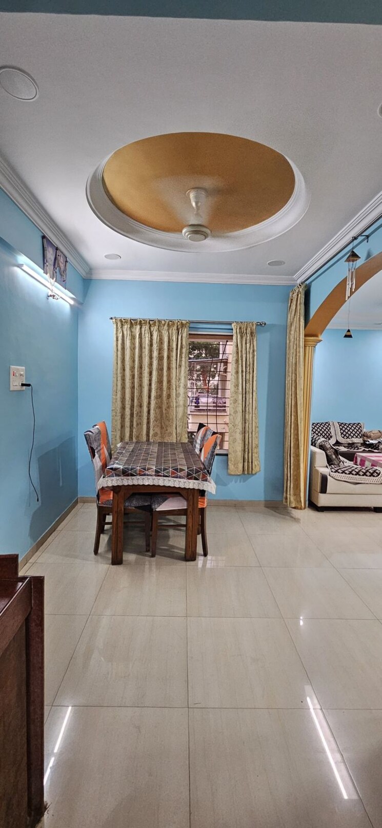 Living Room, gera-emerald-city 3 Bedroom 1400 Sq.Ft. Apartment In Kharadi Pune 8919376