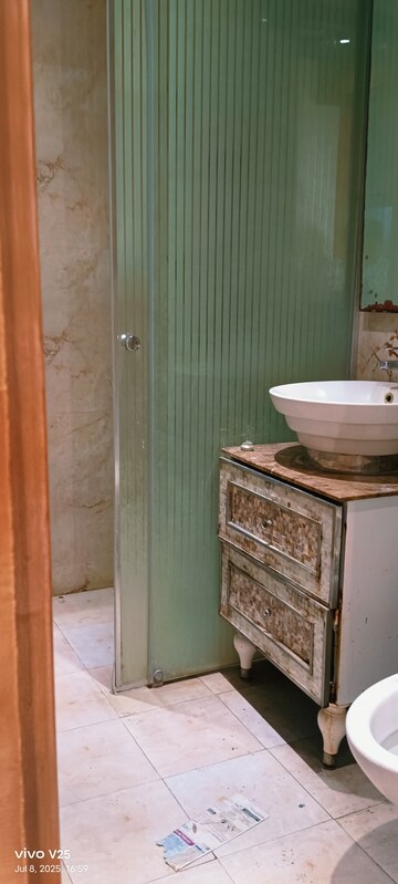 Bathroom in 3 BHK Apartment at Nandini Metro Suites Bliss, Vaishali Sector 4 – for Rent