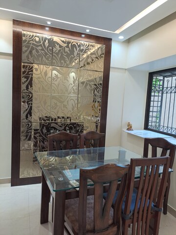Living Room in 3 BHK Apartment at Royal Classic Co Op Society, Andheri West – for Rent