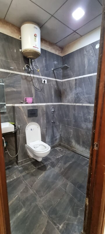 Bathroom in 3 BHK Builder Floor at Smart Lane, Niti Khand – for Rent