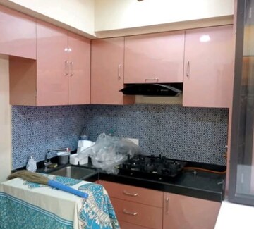Kitchen in 1 BHK Apartment at Lodha Crown Quality Homes, Majiwada – for Rent