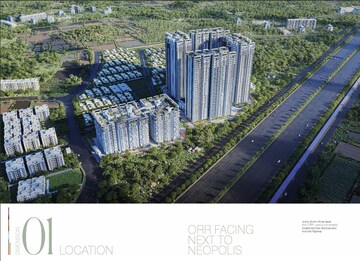 3 BHK Apartment – Exterior View View at Anvita Ivana, Kollur - for Sale