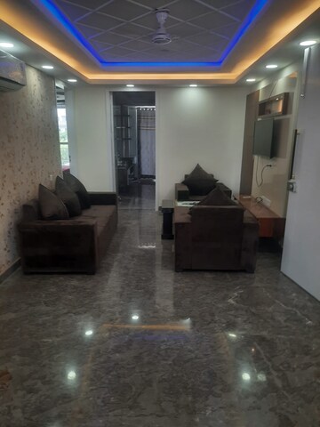 Living Room in 1 BHK Builder Floor at Ansal Sushant Lok I, Sector 43 – for Rent