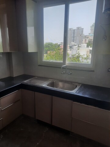 Kitchen in 1 BHK Builder Floor at Ansal Sushant Lok I, Sector 43 – for Rent