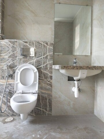 Bathroom in 1 BHK Apartment at Durvas CHS, Nalasopara East – for Rent