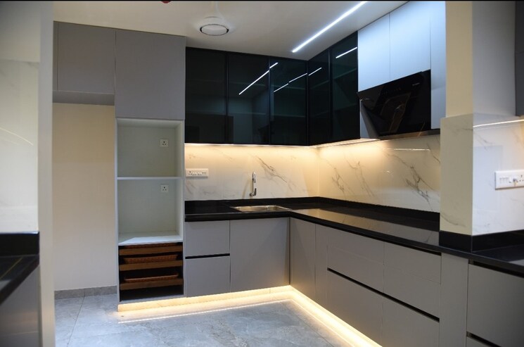 Kitchen, indis-viva-city 3 Bedroom 2595 Sq.Ft. Apartment In Kondapur Hyderabad 8932222