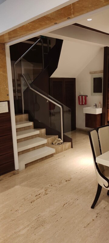 Staircase in 4 BHK Apartment at Vashi Sector 7 – for Sale