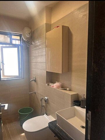 Bathroom in 1 BHK Apartment at Shiv Shakti Shree Yashwant Empire, Nalasopara East – for Rent