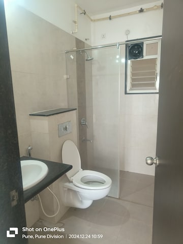 Bathroom in 1 BHK Apartment at Kolte Patil Life Republic, Hinjewadi – for Rent