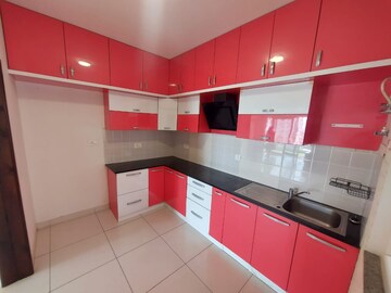 Kitchen in 3.5 BHK Apartment at Puravankara Palm Beach, Hennur – for Rent