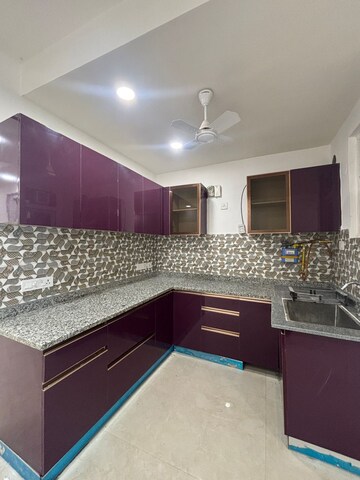 Kitchen in 3 BHK Apartment at Palm Residency Chhatarpur, Chattarpur – for Rent
