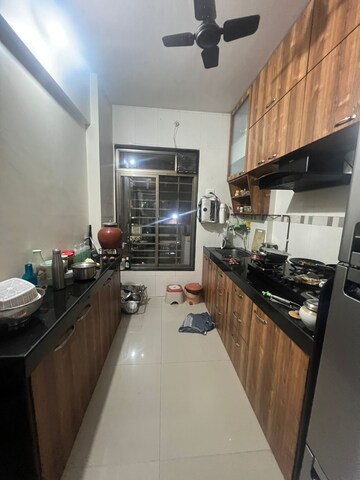 Kitchen in 2 BHK Apartment at Parsik Nagar – for Sale
