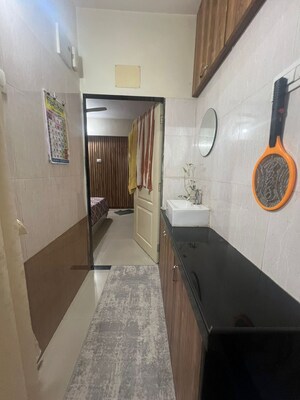 Kitchen in 1 BHK Apartment at Parsik Nagar – for Sale