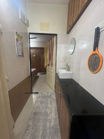 Kitchen in 2 BHK Apartment at Parsik Nagar – for Sale