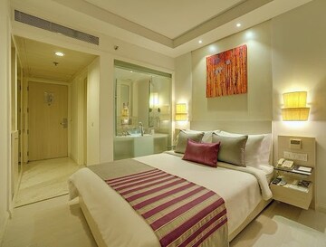 Bedroom in 4 BHK Builder Floor at Vasant Vihar – for Rent