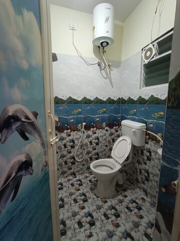 Attached Bathroom in 2 BHK Builder Floor at Akshaya Vana Apartment, Akshayanagar – for Rent