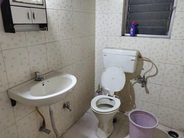 Bathroom in 2 BHK Apartment at Nirman Nisarga, Bhusari Colony – for Rent