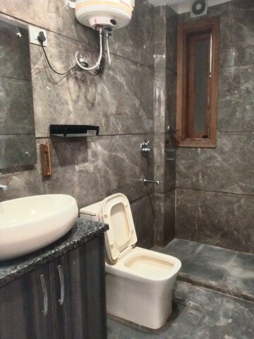 Bathroom in 4 BHK Builder Floor at Saket – for Rent