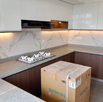 Kitchen in 5 BHK Apartment at DLF Alameda, Southern Peripheral Road – for Rent
