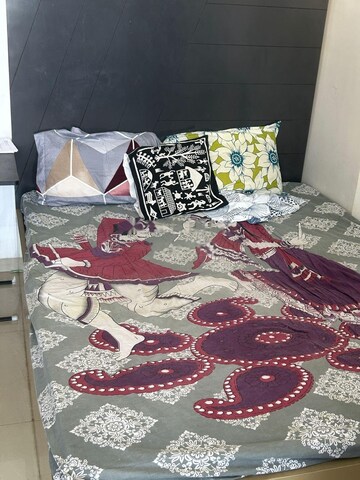 Bedroom in 2 BHK Apartment at Shivam Serene Scapes, Ravet – for Rent