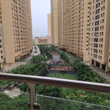 Balcony in 2 BHK Apartment at Rustomjee Urbania Azziano, Vrindavan Society – for Rent