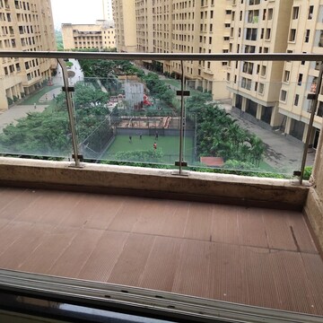 Balcony in 2 BHK Apartment at Rustomjee Urbania Azziano, Vrindavan Society – for Rent