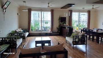 Living Room in 4 BHK Apartment at Prestige Shantiniketan, Whitefield – for Rent