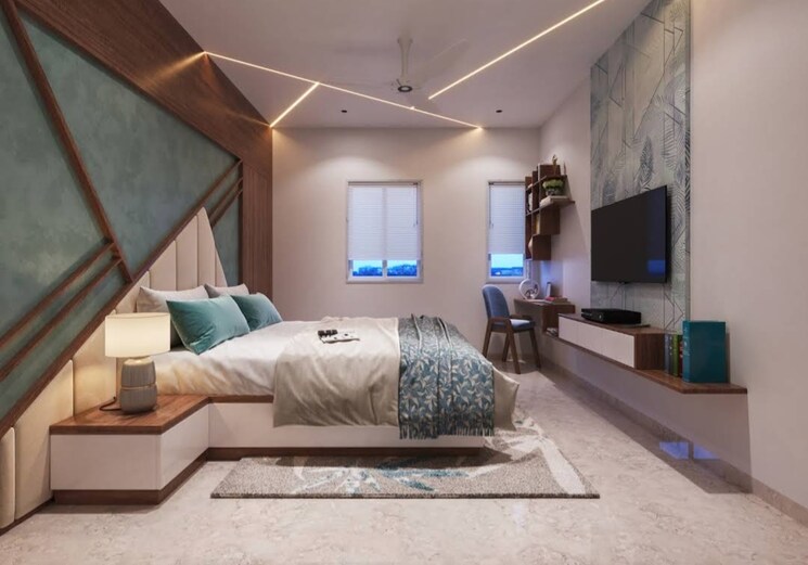 Bedroom, prestige-high-fields 4 Bedroom 2848 Sq.Ft. Apartment In Gachibowli Hyderabad 8933183