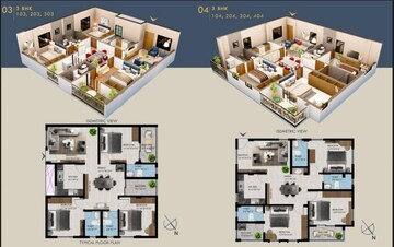 Floor Plan in 3 BHK Apartment at Pahala – for Sale