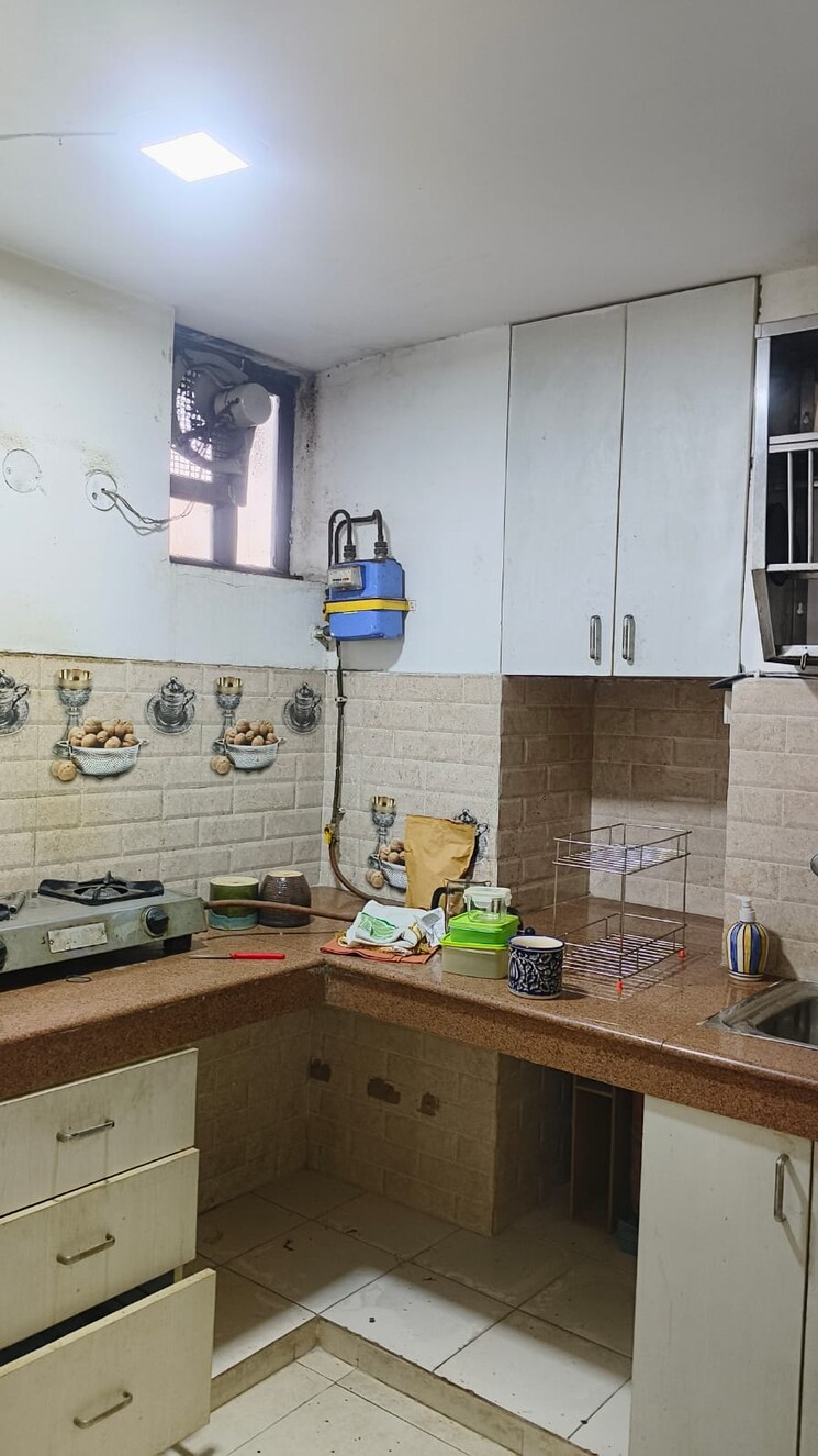 Kitchen, neb sarai 1 Bedroom 450 Sq.Ft. Builder Floor In Neb Sarai Delhi 8933207