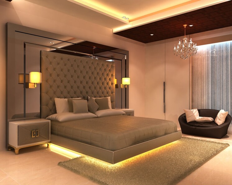 Living Room, shanti niketan 4 Bedroom 600 Sq.Yd. Builder Floor In Shanti Niketan Delhi 8933190